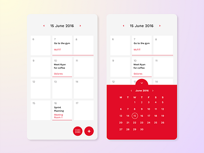 Bloks scheduling ui ux