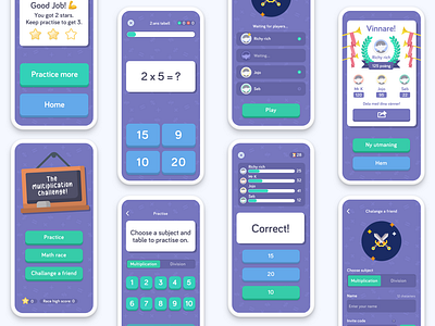 Multiplication/division practice app