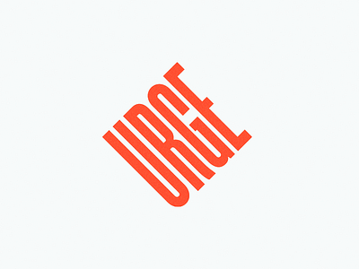 Urge agency brand design identity logo orange