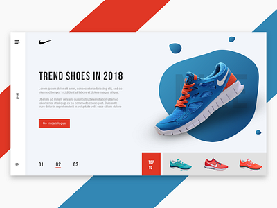 Trend Shoes dashboard design graphic design interface page uiux web web design