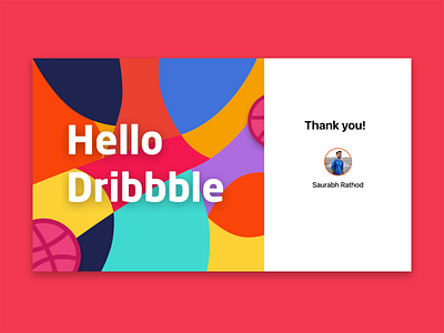 Dribbble Hello