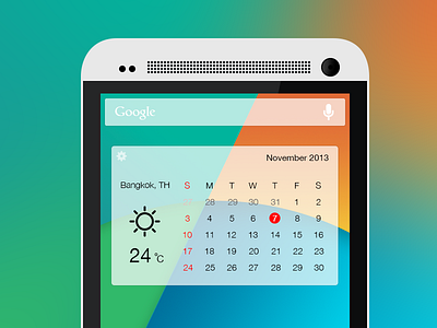 Android Calendar Widget android calendar design interface ui user interface widget