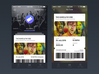 Kuvr Project app design ios ios app iphone mobile prototyping ticket ui user experience user interface ux
