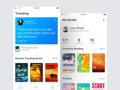 Readingli.st mobile application app book ios iphone mobile mobile app mobile design mobile ui mobile ux prototyping ui ux
