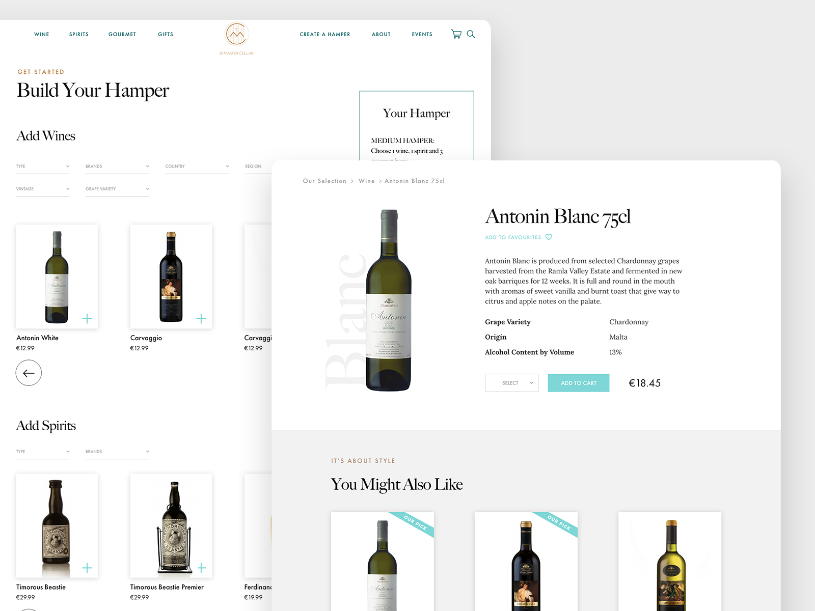 Wine Shop by Sasha Shumara on Dribbble