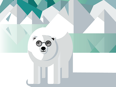 Poar Bear design digital art editorial design graphic design iconography illustration