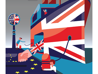 Brexit brexit conceptual design design digital art editorial design illustration
