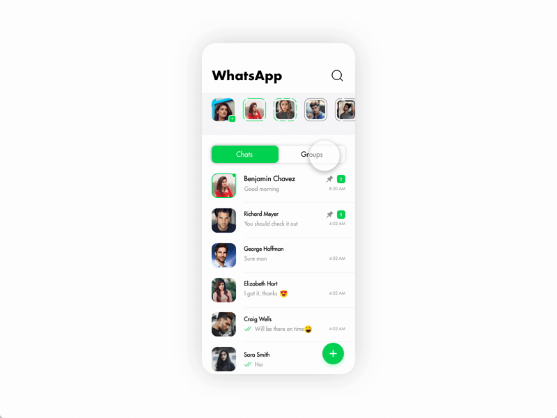 Whatsapp chat chat app mobile mobile app ui whatsapp