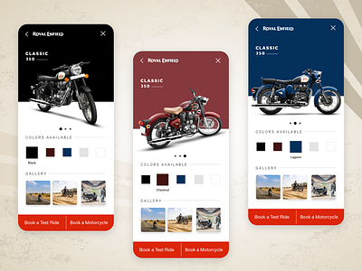 Royal Enfield mobile app