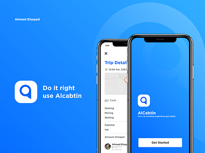 Alcabtin  car booking app design