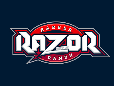 Razor Logo barber logo razor