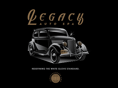 Legacy Auto Spa Graphic branding design graphic illustration logotype vector