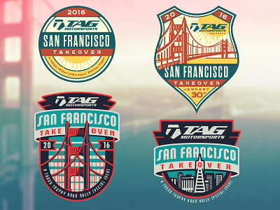 SF Takeover buildings golden gate race san francisco tee