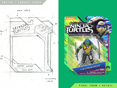 TMNT Out of the Shadows Retail Packaging