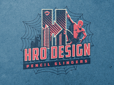 Pencil Slingers bro design man spider spider man web web shooter