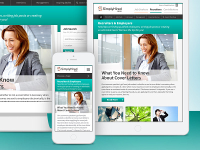 Simply Hired Blog blog jobs mobile first recruiters responsive design web design