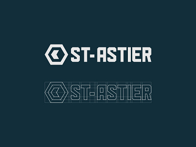 ST-ASTIER - Branding branding cement construction grid identity logo rebranding redesign symbol typography