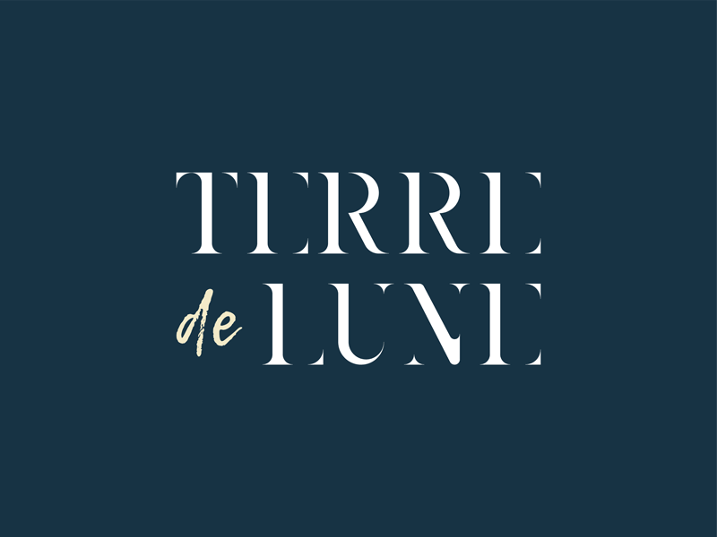 TERRE DE LUNE - Logo custom design graphism identity logo luxury stars typography