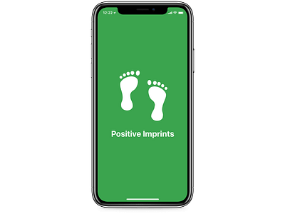 Positive Impacts - App Loading Screen environmental ios app sketchapp user interface design
