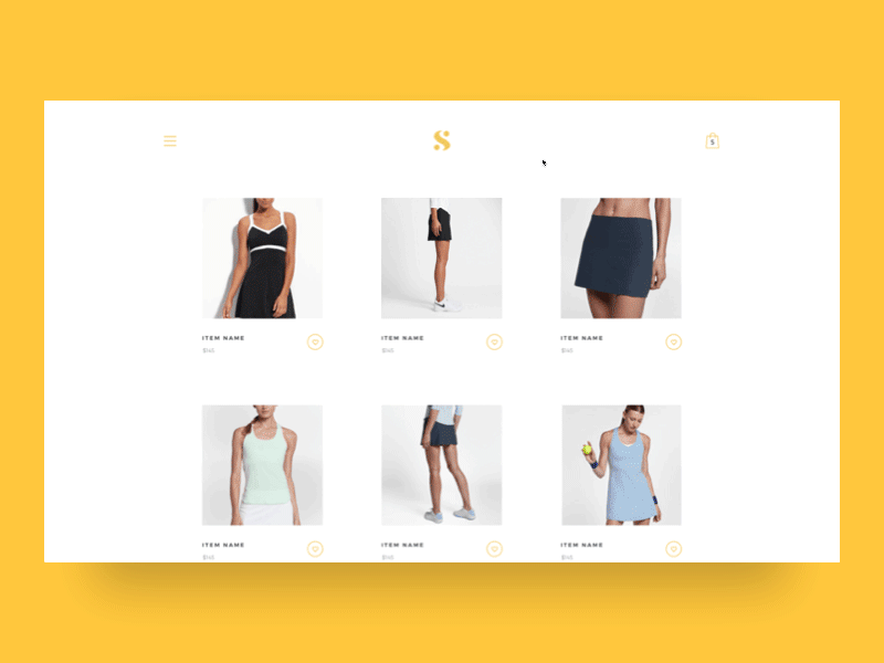 Serena Williams Checkout Experience checkout form checkout page checkout process e commerce principle prototype prototype animation sketch ui ux web shop website