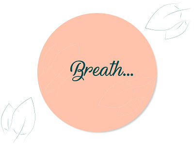 Breath artwork breath chill chillout creative creative design exhale illustration inhale logo netflix netflix and chill relax sport yoga