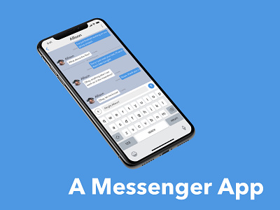 A Messenger App app app design application mobile ui ui design user experience user experience design user interface user interface design ux ux design