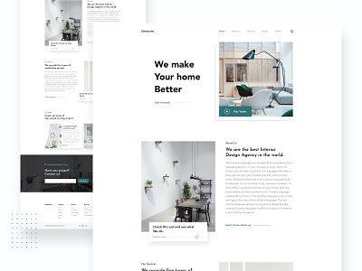 Interior Design - Landing page