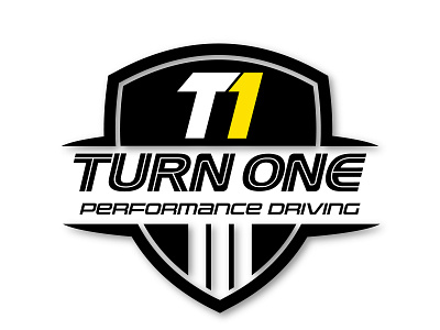 Turn One Performance Driving Branding Project. branding graphic design identity logos vector art