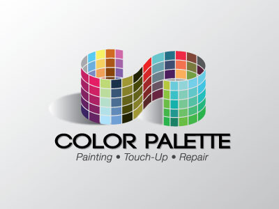 Color Palette branding logos vector art graphic design