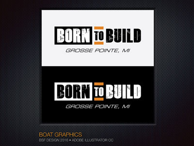 Born To Build branding graphic design vector art identity logos