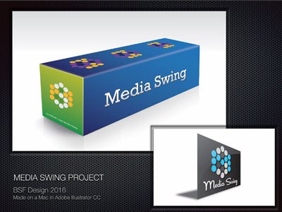 Media Swing branding graphic design vector art identity logos