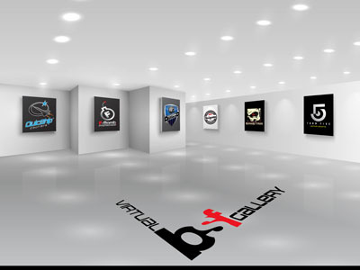 BSF Virtual Gallery branding identity posters