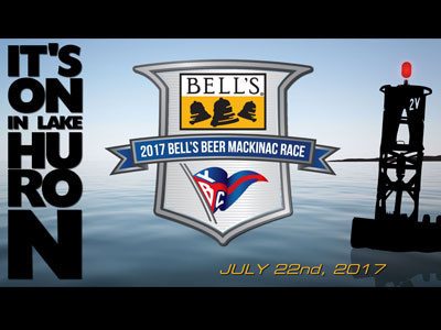 Bell's Beer Mackinac Race branding logos typography vector art graphic design