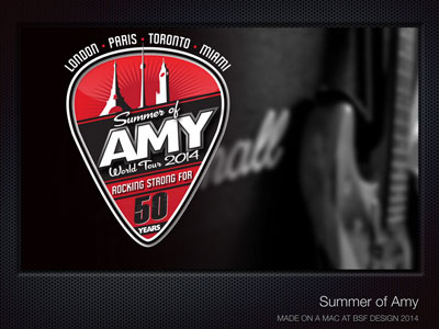 Summer of Amy branding logos typography vector art graphic design
