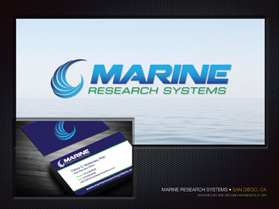 Marine Research Systems branding corporate identity graphic design illustrator logos vector art