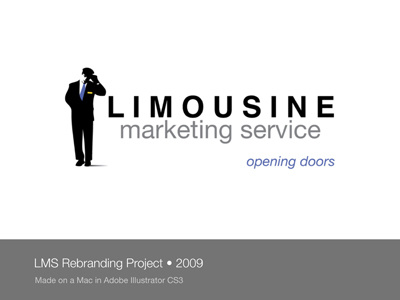 Limousine Marketing Service branding corporate identity graphic design identity logos typography vector art