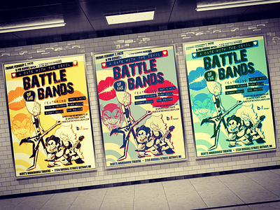 Battle of the Bands posters.
