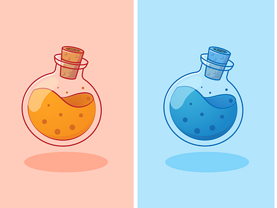 Adobe Potion | Hellllooo Dribbble adobe adobe illustrator adobe photoshop color firstshot flat illustration hellodribbble illustration line art potion vector