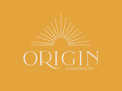 ORIGIN CHIROPRACTIC brand identity branding chiropractic chiropractor design designer flat icon illustration logo logotype wellness center wellness logo