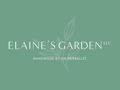 Elaine's Garden Brand Refresh brand design brand identity brand refresh branding design designs for wellness icon illustration logotype logotypedesign typography vector