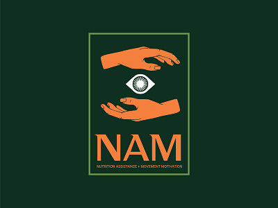 NAM Alternate brand identity branding design flat icon illustration logo vector
