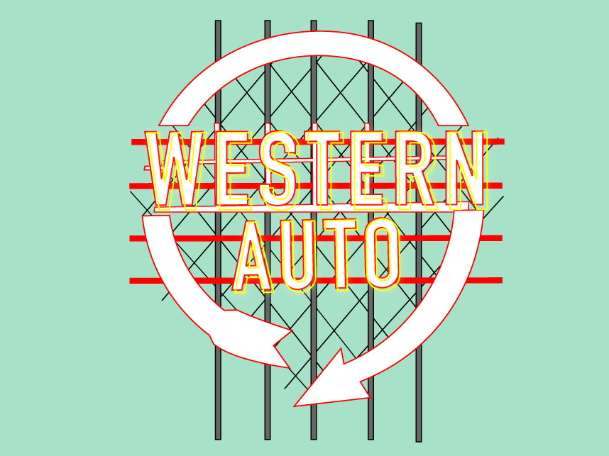 Western Auto by Melanie Cummings on Dribbble