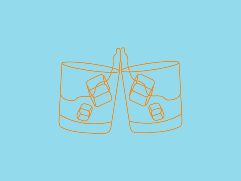 Cheers flat icon flat illustration brand identity brand design design for a party design for invitation design for event email design icon illustration icon art icon