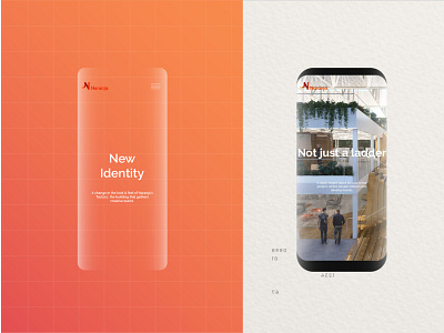 tarjeta naranja app branding design designer vector
