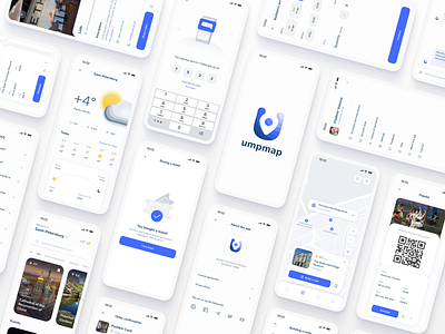 Umpmap - Travel App | All Screens