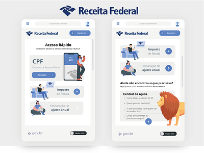 Receita Federal Redesign Concept By Gabriel Valladao Dribbble