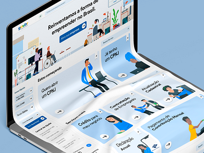 Govbr - Portal do Empreendedor | Redesign Concept br brazil conceito design federal gov governo redesign site design web