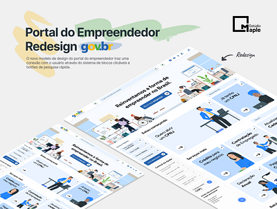 GovBR - Portal do Empreendedor Redesign brasil brazil conceito design gov governo redesign site design web