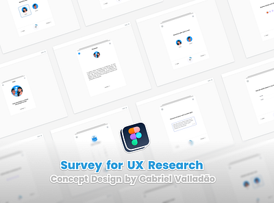 Survey App for UX Research Concept Design conceito concept design survey ux web