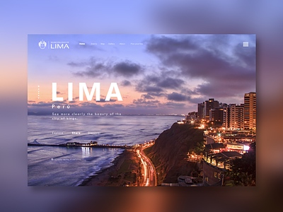 Lima web design city landing page travel travel page webdesign webpage webpagedesign website